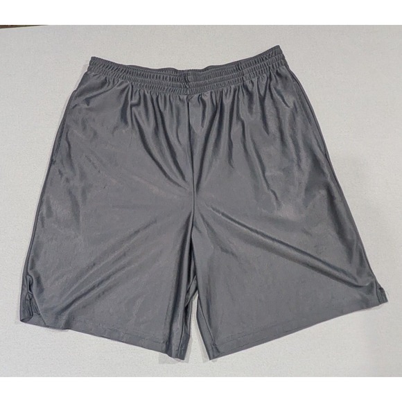 Bugle Boy Other - Bugle Boy Athletic Shorts Mens L Grey Excellent 90s Y2K Polyester Gym Shorts